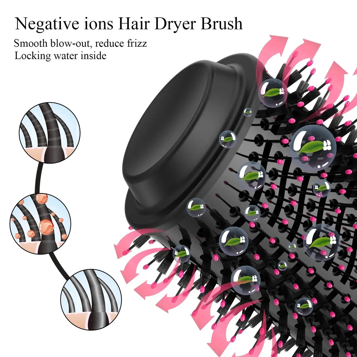 3-in-1 Hair Dryer and Volumizer / Hot Air Brush