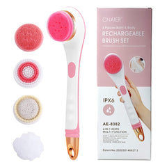 Cnaier 4-in-1 Rechargeable Body Spa Brush Kit