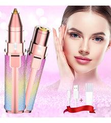 2-in-1 LED Precision Trimmer – Tool for Face & Eyebrows {30% Off Spacial }